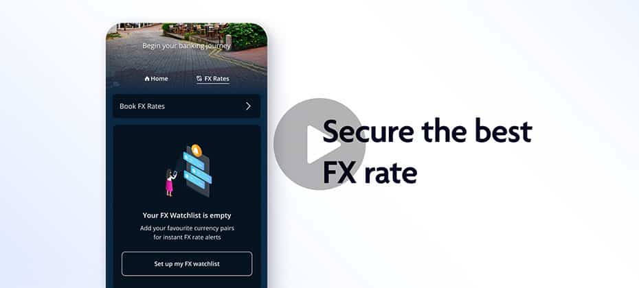 How to set up personalised FX watchlist?  