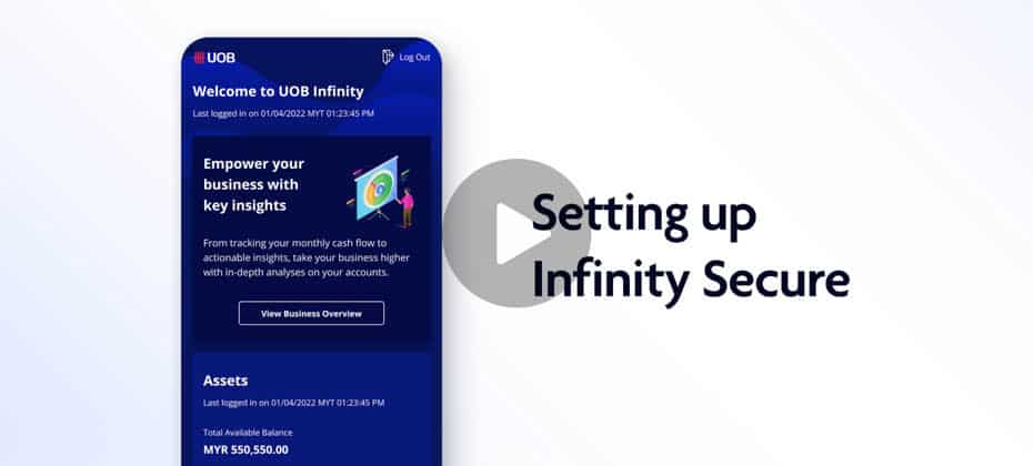 How to set up Infinity secure