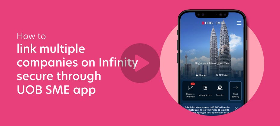 How to link multiple companies on Infinity Secure?
