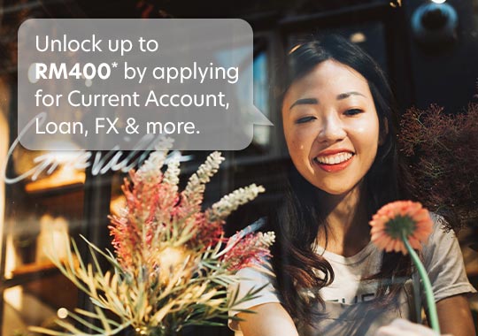 Unlock up to RM400* with UOB SME app