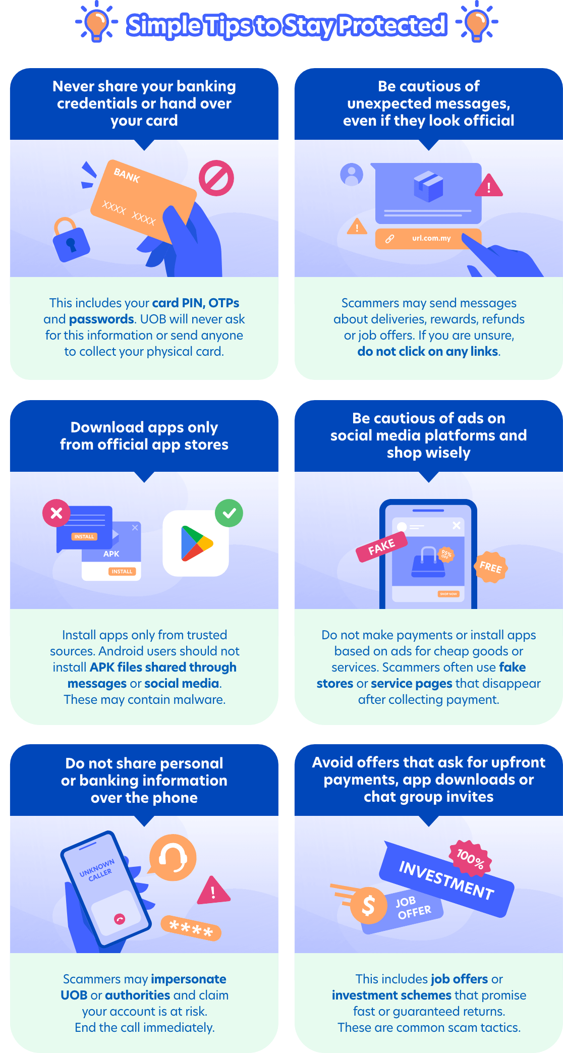 simple tips to stay protected