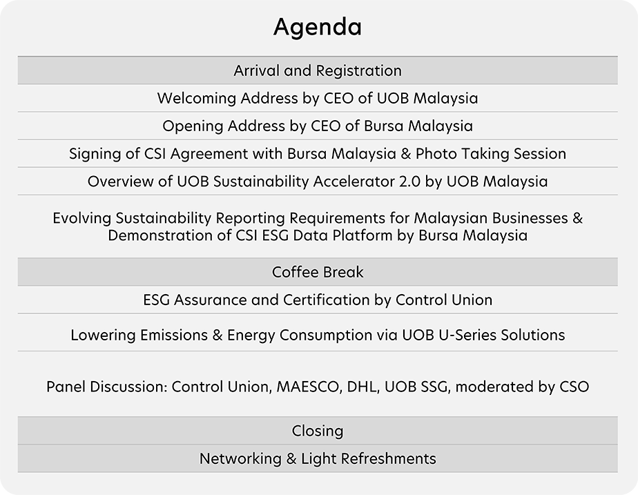 agenda