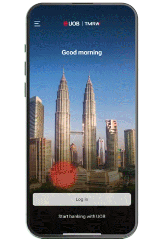 Get Started on UOB TMRW App