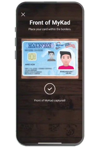 Scan your MYKad