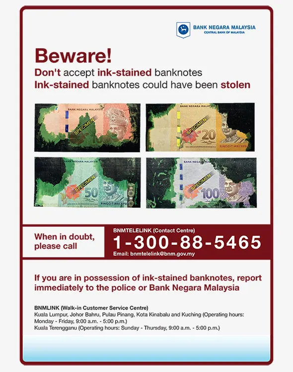 Ink-Stained Banknotes