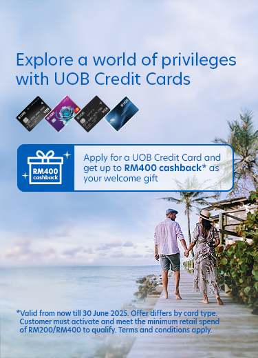Explore a world of privileges with UOB Credit Cards