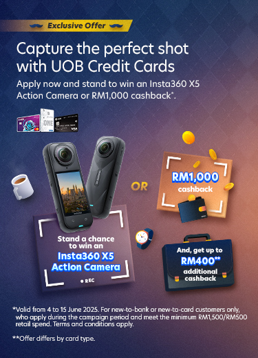 Capture the perfect shot with UOB Credit Cards