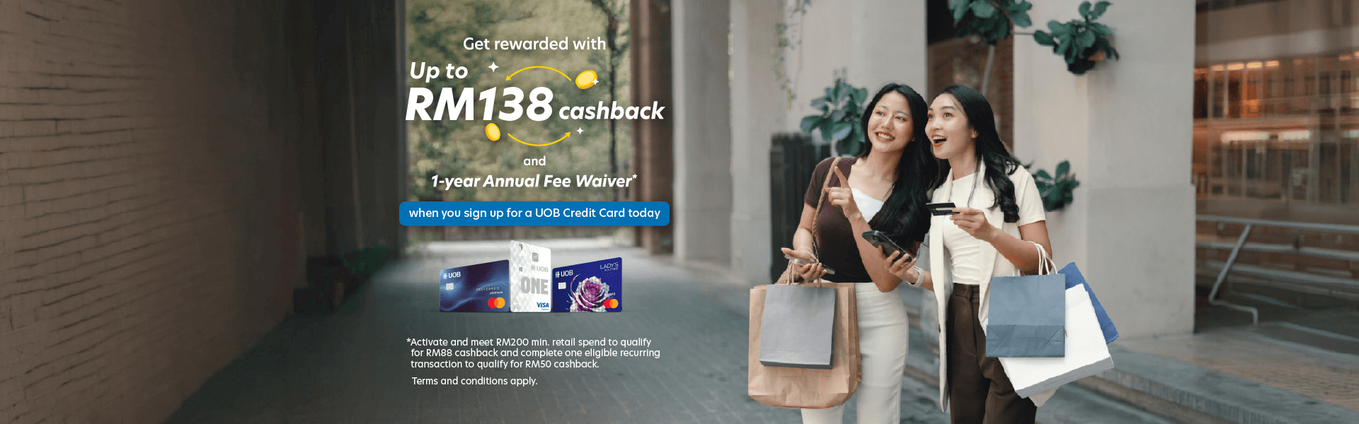 Earn RM50 cashback on your recurring payments