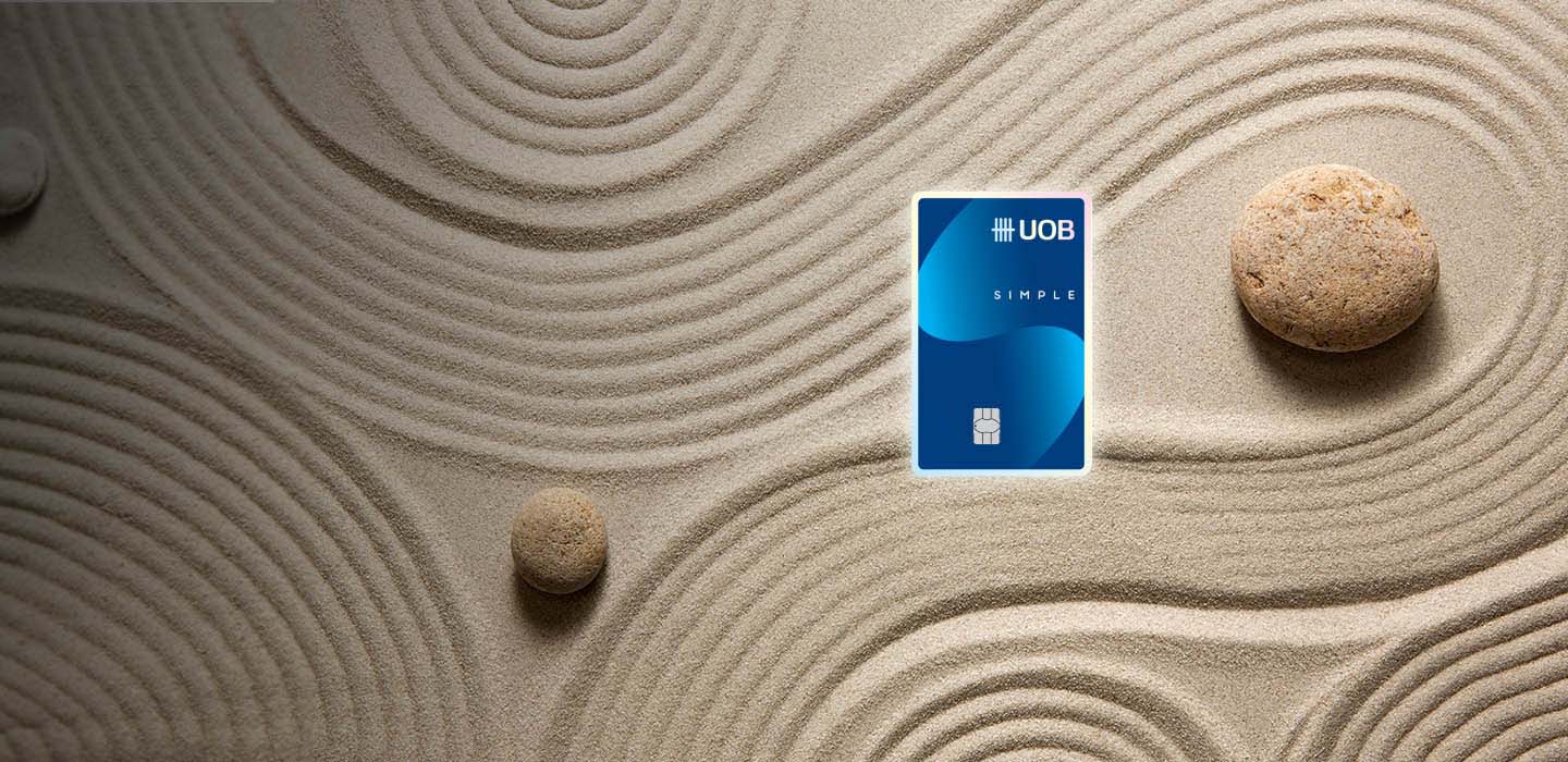Desktop banner for UOB Simple Credit Card
