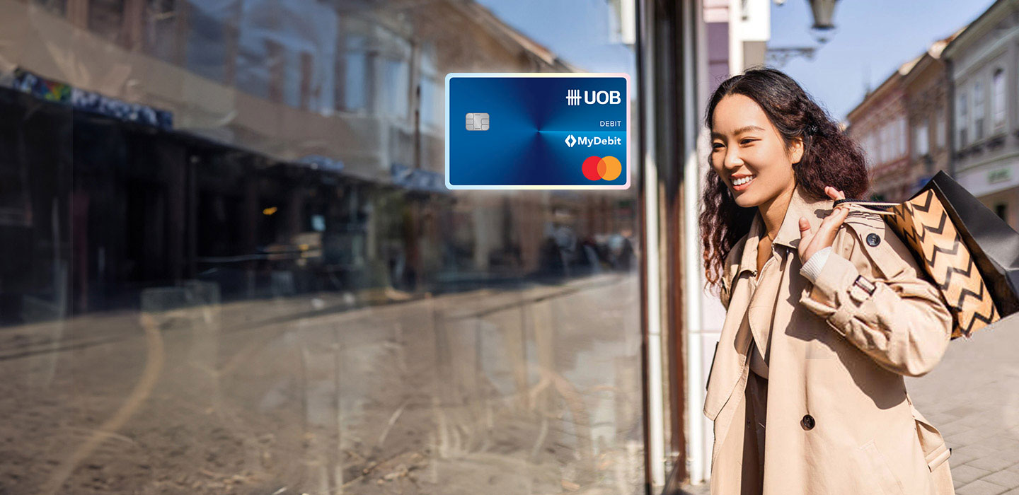 UOB Debit Card desktop banner