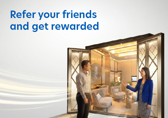 Refer your friends and get rewarded
