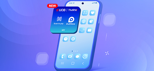 Add UOB TMRW app widget
