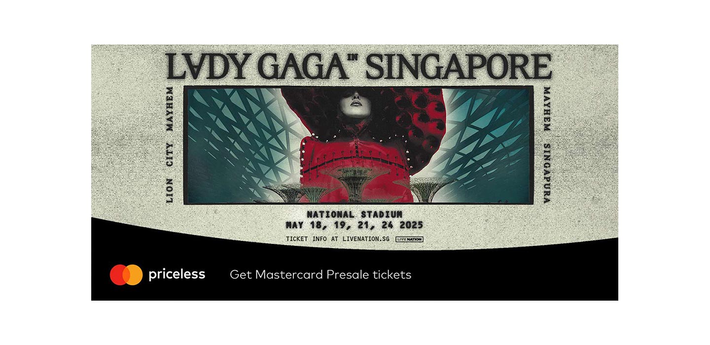 Lady Gaga in Singapore