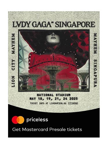 Lady Gaga in Singapore