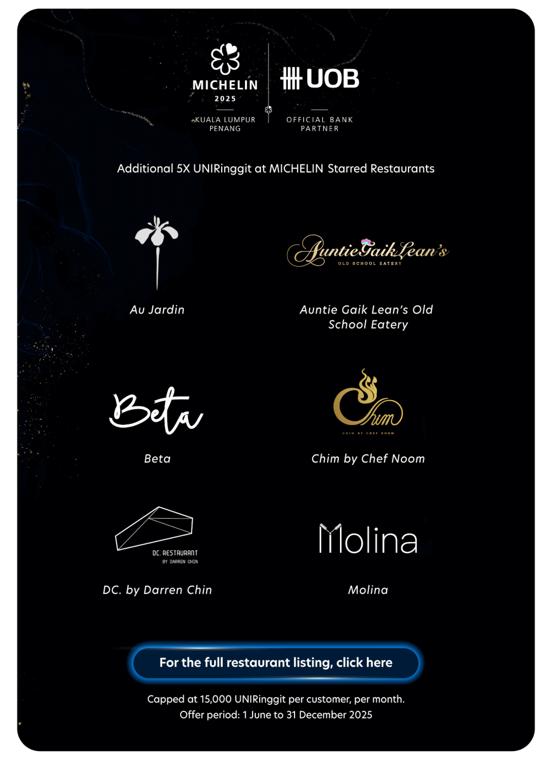 michelin starred restaurant