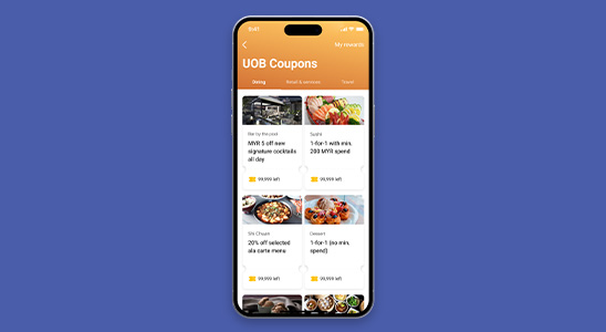 UNIringgit coupon redemption step 1 