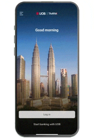 Get Started on UOB TMRW App