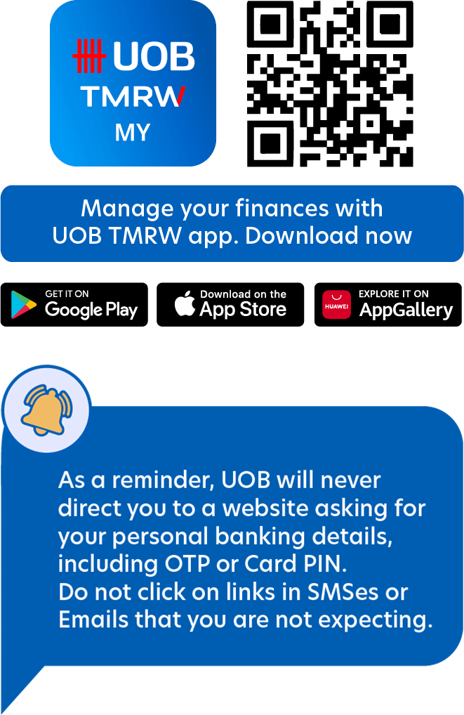 Download UOB TMRW app