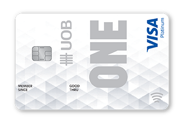 UOB One Card visual