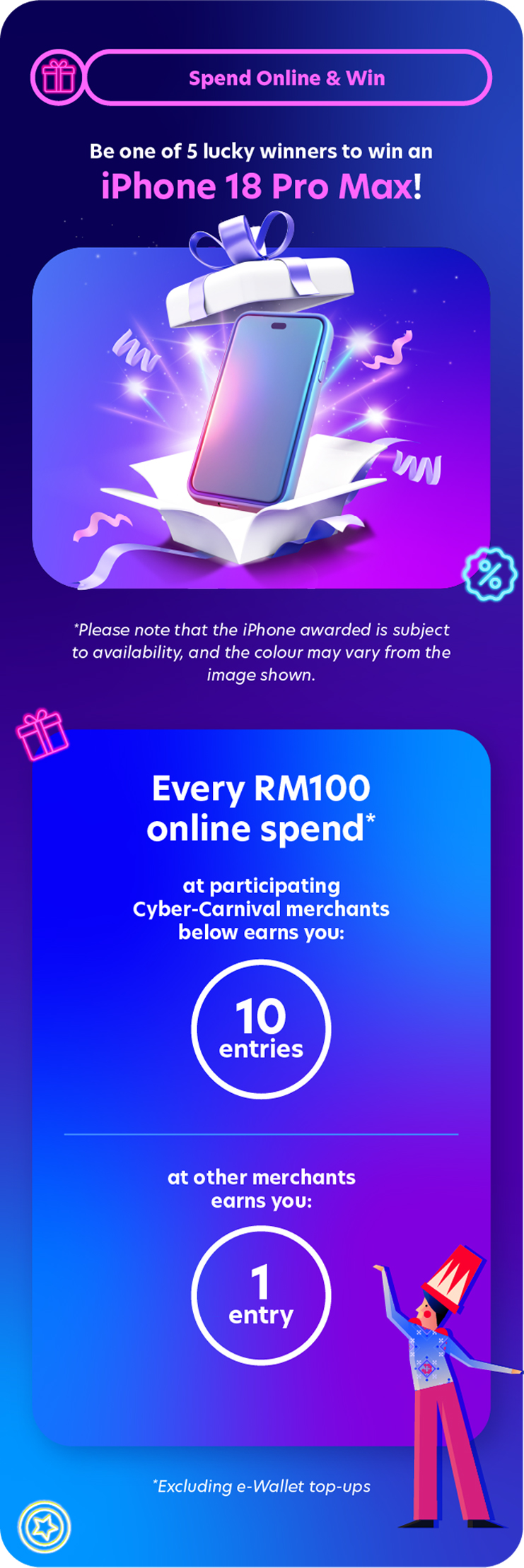Spend Online & Win