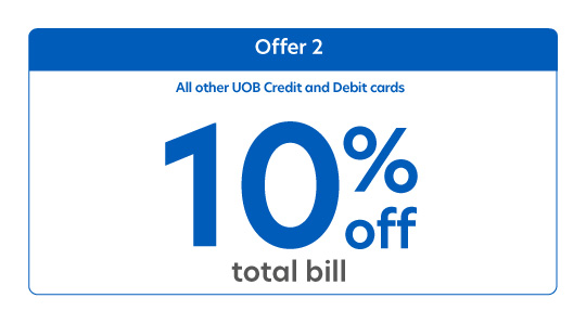 10% off total bill