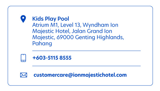 Kids Play Pool, Wyndham Ion Majestic Genting Highlands
