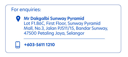 Mr Dakgalbi Sunway Pyramid