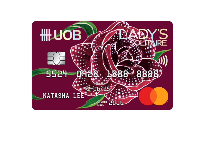 UOB Lady's Solitaire MasterCard - A black card Malaysia exclusive for women