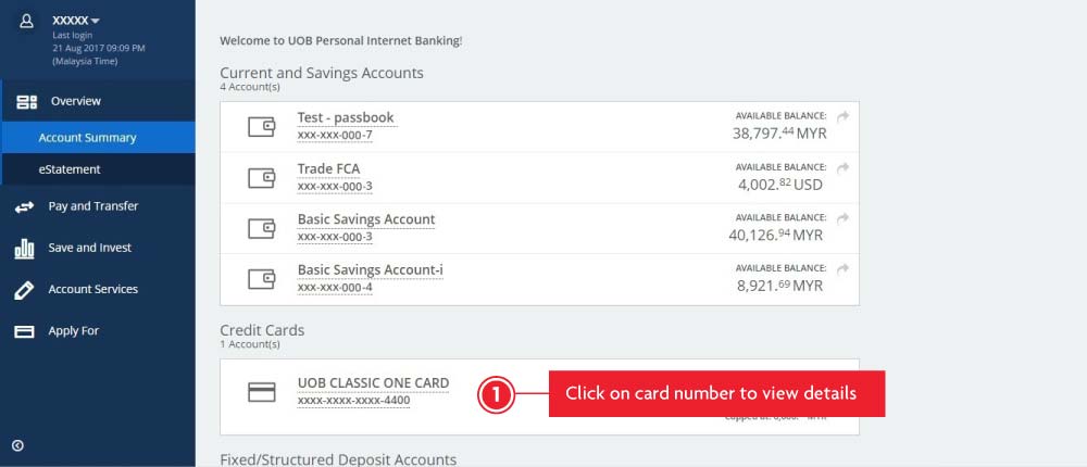 Uob online banking login