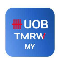 Download UOB TMRW app and select 'your preferred account'.