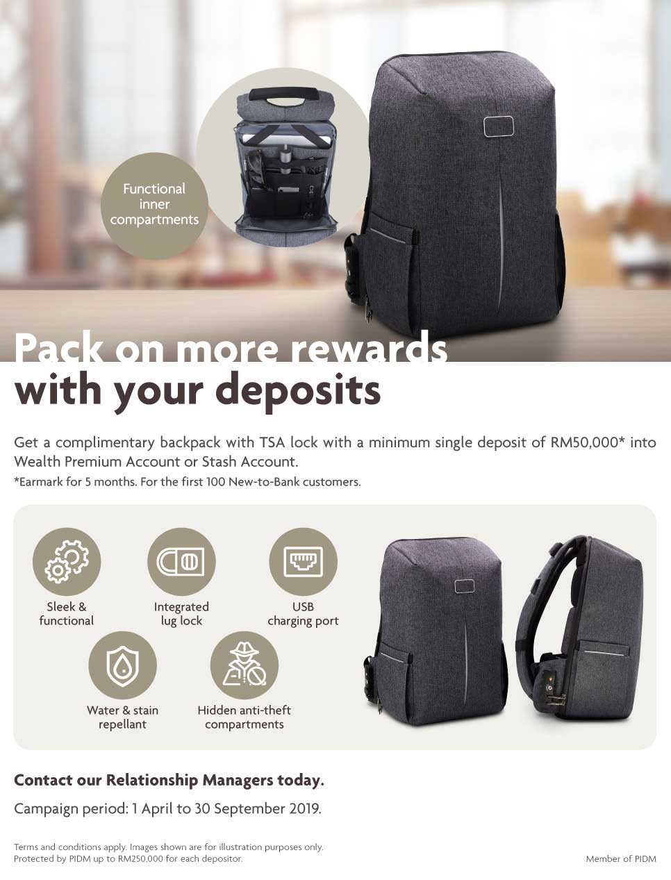 Pack on more rewards with your deposits