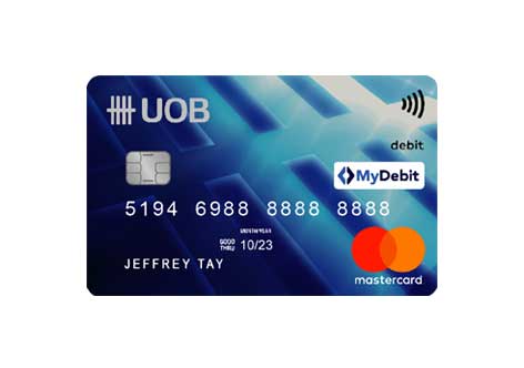 uob debit mastercard mobile