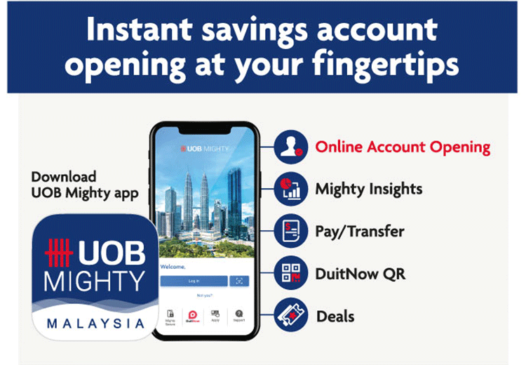 Instant savings account opening at your fingertips
