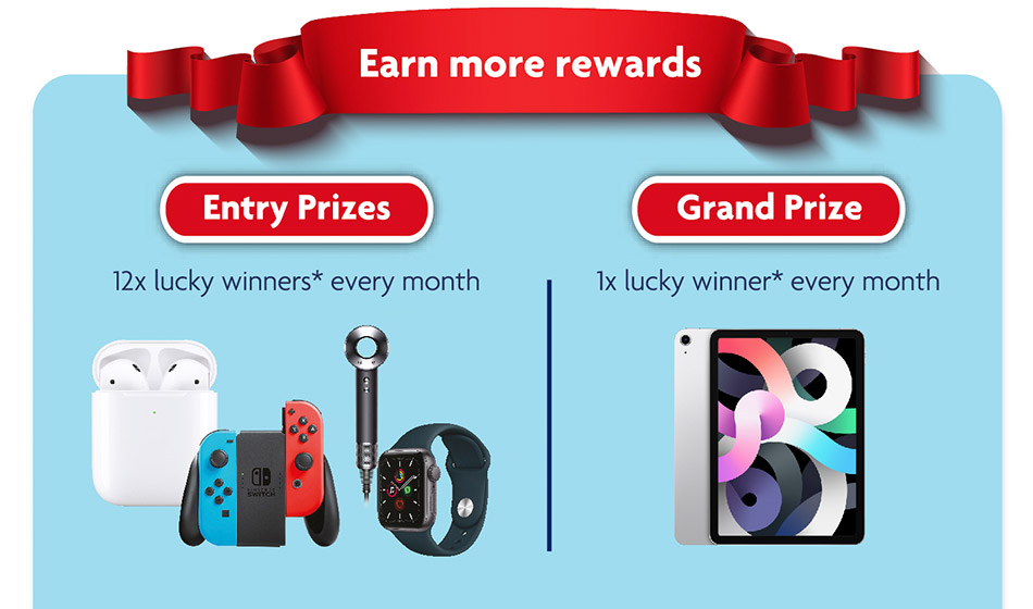 Earn more rewards