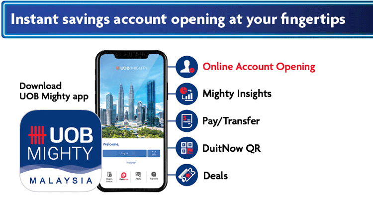 Instant savings account opening at your fingertips