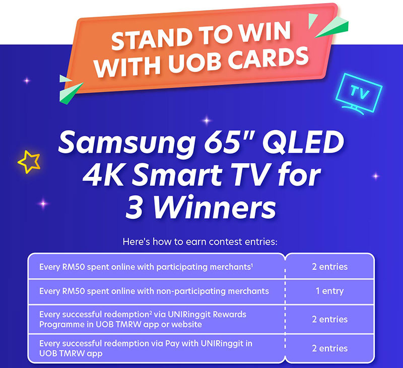 Stand to win with UOB Cards