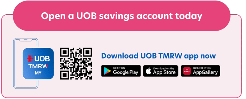 Open a UOB savings account today